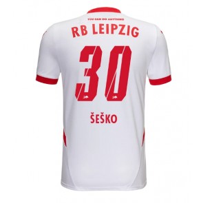 RB Leipzig Benjamin Sesko #30 Domaci Dres 2024-25 Kratak Rukavima